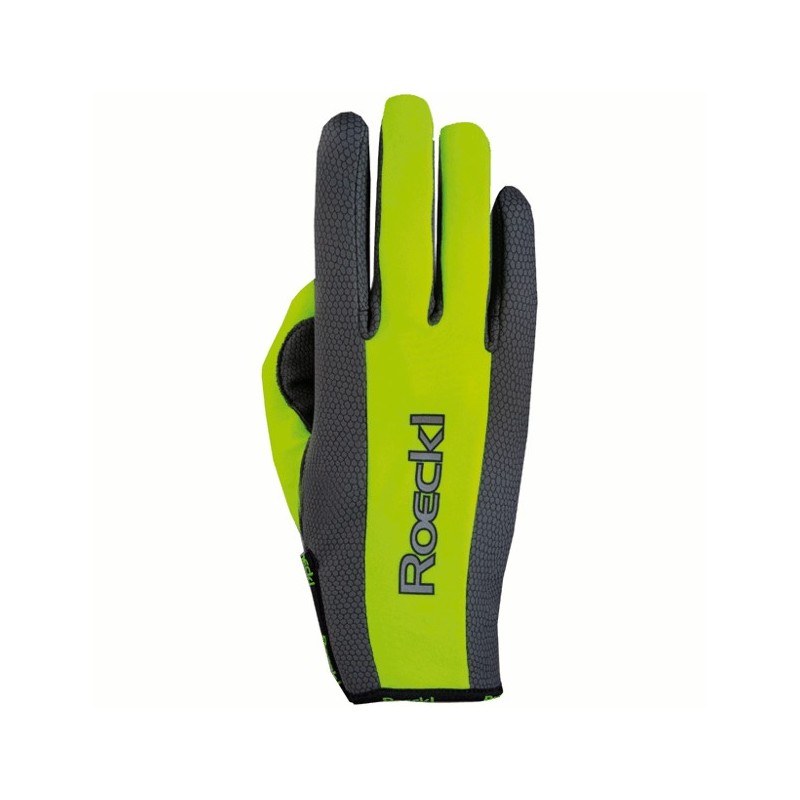 Racing hansker Roeckl Lika svart/neon gul Racing hansker Roeckl Lika svart/neon gul